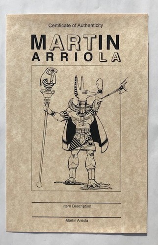 VINTAGE MOTU BUZZOFF in Vitrine mit Acc. & COMIC BOOKw/ONE of KIND ORIGINAL ART - Bild 8 von 8