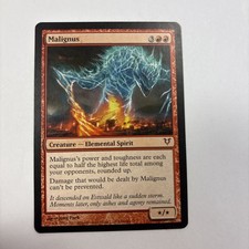 Malignus #148 MP Avacyn Restored AVR MTG English Regular Elemental Spirit