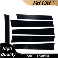 Black Window Pillar Posts Door Trim Piano Cover For 2007-2011 Honda Crv 6pcsset Black Window Pillar Posts Door Trim Piano Cover For 2007-2011 Honda Crv 6pcsset