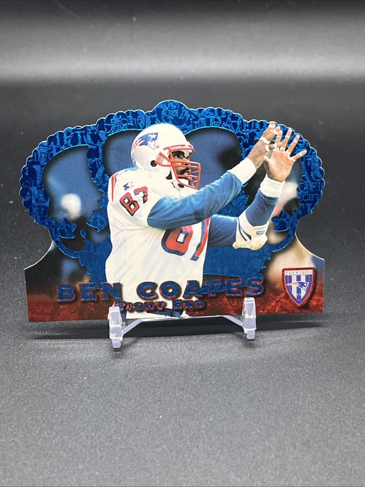 1996 Pacific Crown Royale - Ben Coates #CR-66 Blue