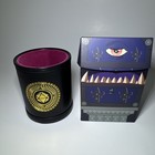 Leather DnD dice cup with felt lining and box – tabletop RPGs D20 Embossing