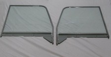 1947 1948 1949 1950 Chevy Pickup Truck Clear Door Glass Lh Rh In Chrome Frame
