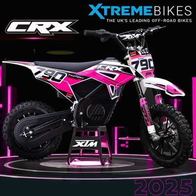 Xtreme Bikes 2025 XTM CRX 36V 790W Lithium Kids Electric Mini Dirt Bike  Pink UK