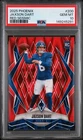 2025 Panini Phoenix Jaxson Dart Red Seismic /99 PSA 10 #200 New York Giants