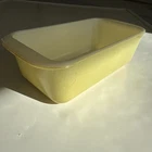 Vintage Pyrex Desert Dawn Yellow #213 Speckled Loaf Pan 1.5 Qt