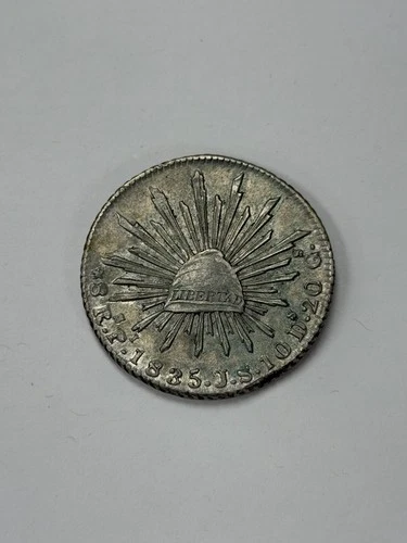 1835 Mexico 8 Reales — photo from the most recent tracked eBay sale
