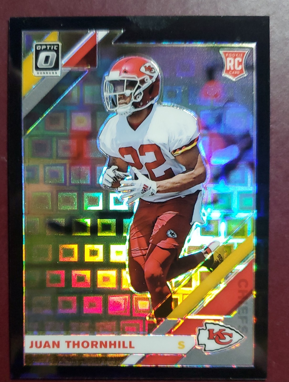 Juan Thornhill Panini Donruss Optic #130 Black Pandora