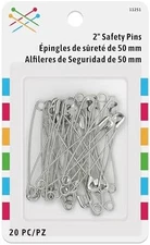 Large safety pins 20 piece stainless steel for sewing crafts