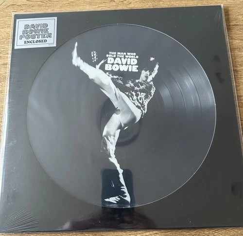 David Bowie MAN WHO SOLD THE WORLD PICTURE DISC LP & POSTER. New & Sealed.