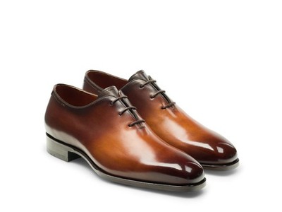 Magnanni - Size 10 - Alexander - (Cuero/Mid Brown) Men's Shoes