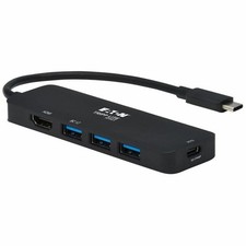 Tripp Lite by Eaton USB-C Multiport Adapter - 4K 60 Hz HDMI USB 3.x 5Gbps Hub