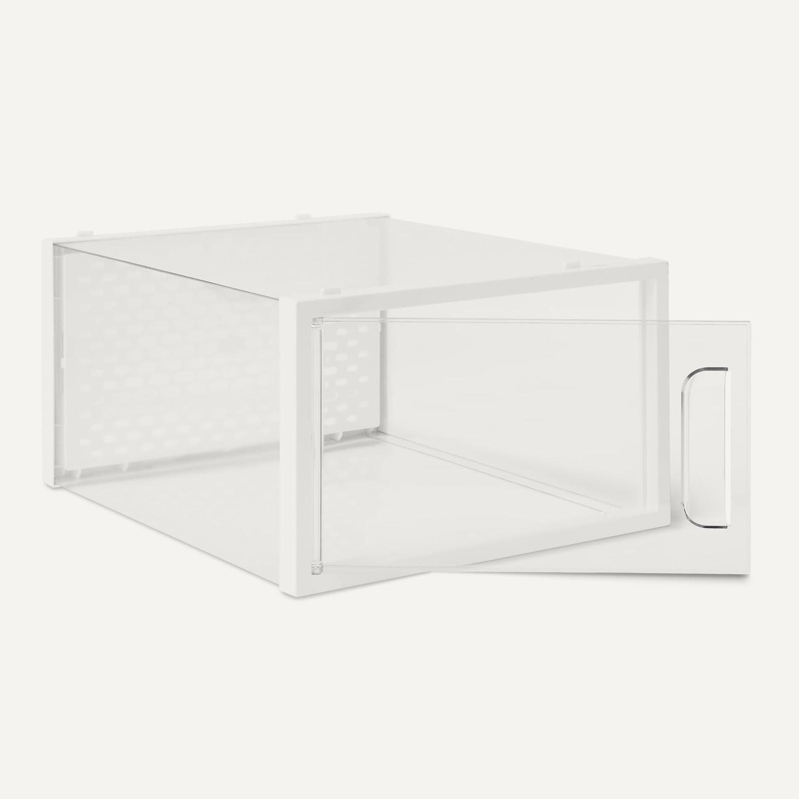 Scatole Porta Scarpe Medie Amazon Basics - Plastica Trasparente - 3