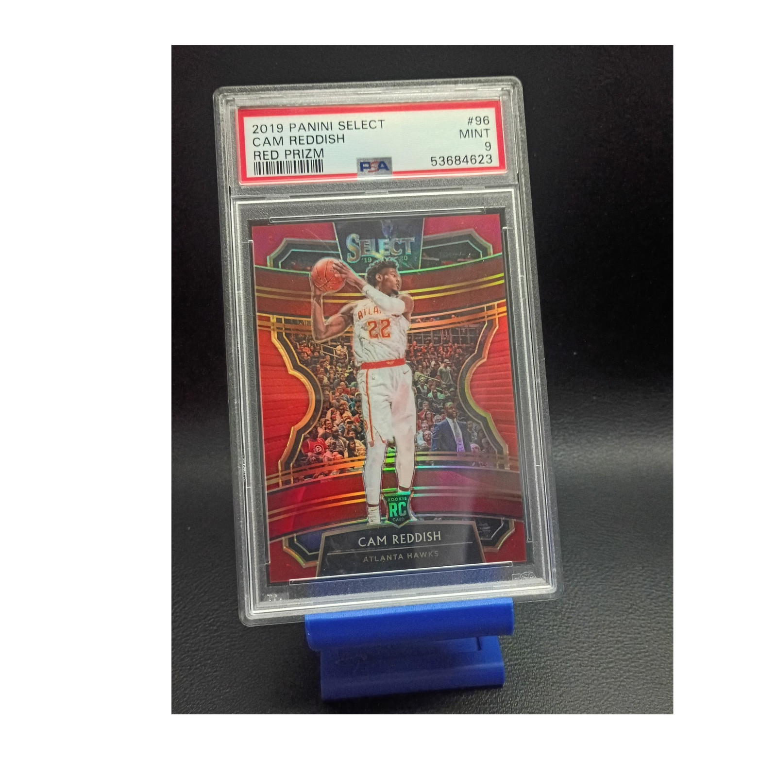 Panini 2019-20 Select Concourse Cam Reddish #96 Red Prizm /199 RC PSA 9