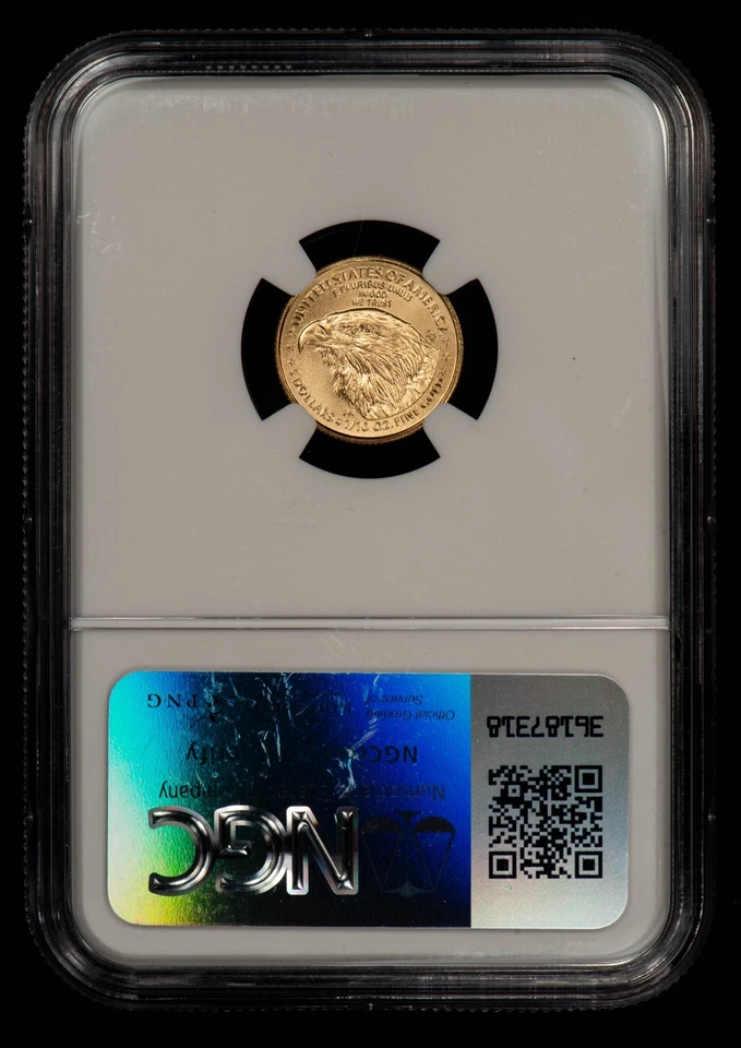 2025 G$5 1/10 oz Gold American Eagle - NGC MS 70 - SKU-G5869 - Image 2 of 4