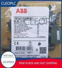 1pcs ABB push button switch lampholder MLBL-01R 24VAC/DC US Free TAX