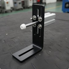 L-f&ouml;rmige Halterung mit Linearf&uuml;hrung pneumatisch Positioniervorrichtung