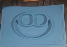 ezpz Blue Sectioned Suction Plate Mat, BPA-Free, Dishwasher  Microwave Safe