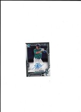 2021 Bowman Chrome Milkar Perez Auto CPA-MP Seattle Mariners
