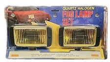 Quartz Halogen Vintage Fog Lamp Set Complete Kit Glass Lens W Wiring Kmart 1987
