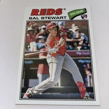 2026 Topps Heritage Sal Stewart RC #221 Cincinnati Reds Rookie Card