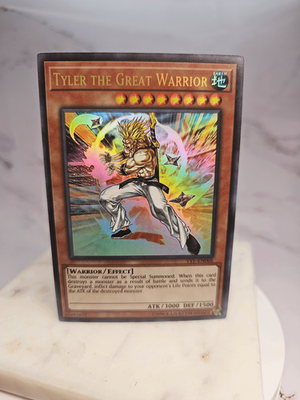 tyler the great warrior yugioh card price Sold For $311,211.00 : r/yugioh CUSTOM|Tyler the Great Warrior|Ultra|Eng|DisplayONLY DIY