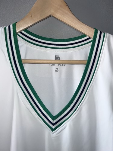 Flint Park Tipped V-Neck Tenniskleid Damen Gr. M 484 - Bild 2 von 13