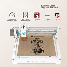 3000mW Laser Engraving Machine CNC Highly Accurate App Control Cutter Engraver