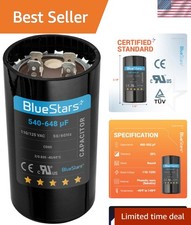 540-648 uF Run Start Capacitor 110-125V - Universal Replacement Part