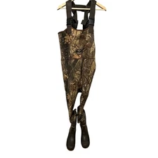 Ducks Unlimited Camo Realtree Hardwoods 20-200 Thinsulate Chest Waders Size 10