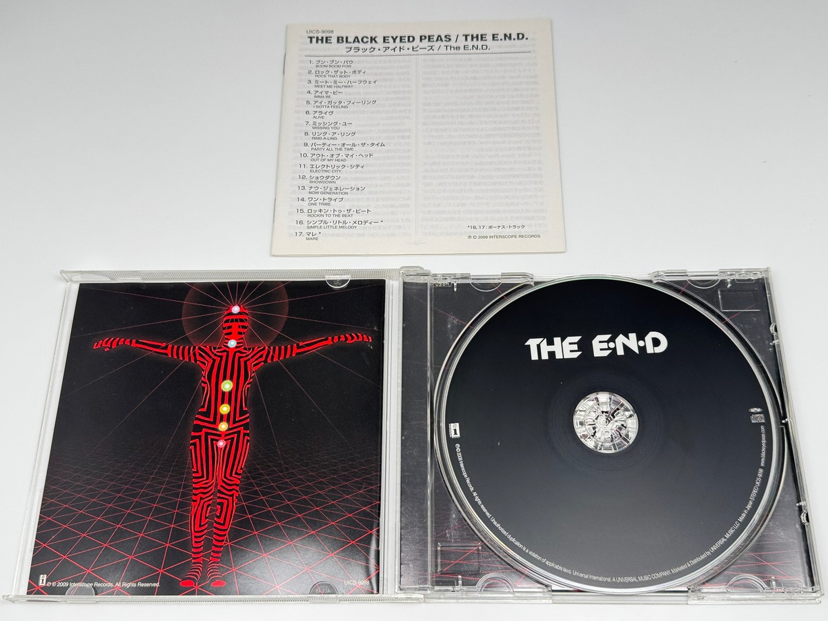 CD] The Black Eyed Peas The E.N.D Japan Import Bonus Tracks UICS