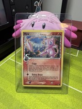 Mew Pop Series 5 Holo Inverted Back Error Near Mint NM 3/17 Holo Bleed Swirl