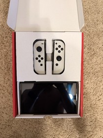 Nintendo Switch OLED Model White Console with Joy-Con and 128GB microSD