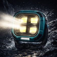LED Light Magnetic Rechargeable with Power Bank Waterproof Camping And More