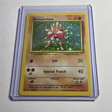 Wizards of the Coast Hitmonchan Base Set Holo Rare Vintage English 1999 #7/102 on eBay
