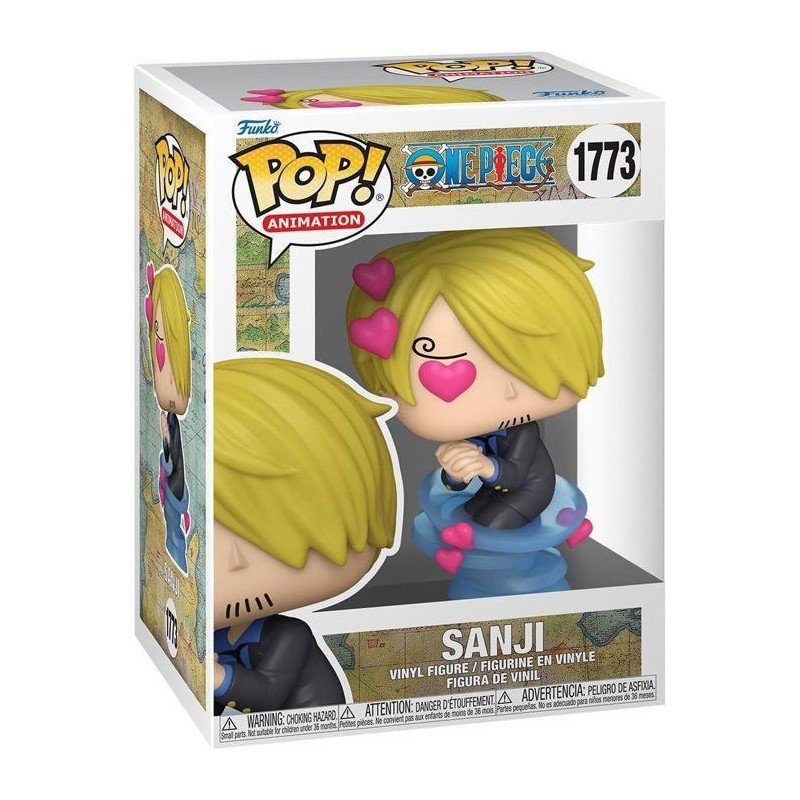 Figurine Sanji One Piece Funko Pop en vinyle de 9 cm pour collectionneurs
