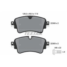 Satz Bremsbeläge Bremsklötze hinten für Audi A4 8WH B9 8W2 8W5 A5 F53 | 24424