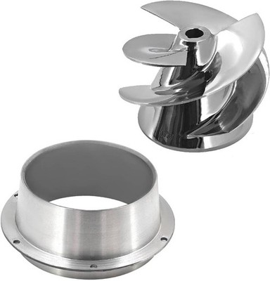 1737 6 1/8'' 3-Blade SS Impeller, #1521 Liner, Yamaha Medium Series Outboard Jet