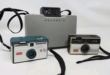 Vtg Polaroid  Kodak Cameras Hawkeye Instamatic Polaroid 210 Auto Land Cameras