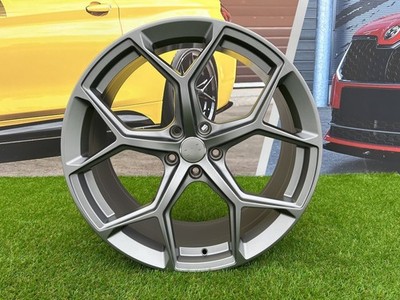 4X R20'' 5x112 Audi RS6 Style Gun Metal Half Matt 9ET30 Wheels: Fits For A5 Q5