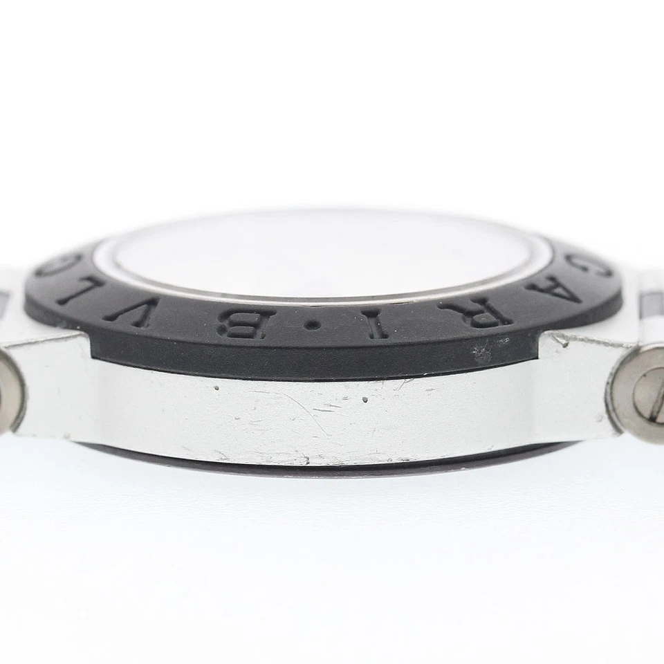 Reloj de cuarzo para dama BVLGARI aluminio AL29TA fecha esfera plateada_886453 Foto 4 de 4