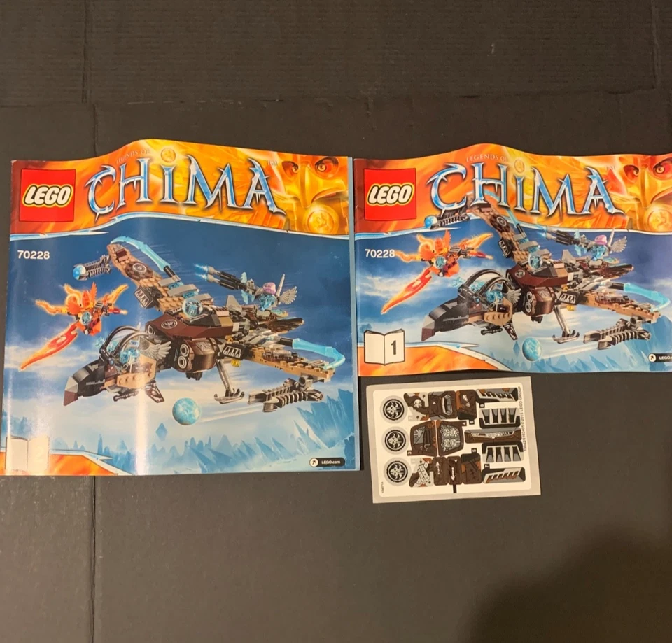 LEGO LEGENDS OF CHIMA Vultrix's Sky Scavenger (70228) RETIRED No Box sealed bags - Image 2 of 4