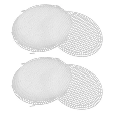  12 Pcs Plastic Canvas Sheets for Bags Mesh Crochet Base Purses Weaving