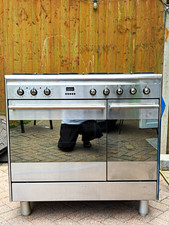 SMEG SUK92MX9 90cm Stainless Steel Freestanding Gas Cooker 2 Oven 5 Hob