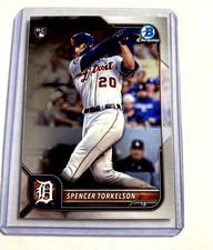 2022 Bowman Chrome #53- SPENCER TORKELSON Rookie RC Card.. rookie card picture