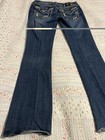 Miss Me Women’s Bootcut Jeans Blue Low Rise Medium Wash Rhinestone 5-Pocket — photo 6