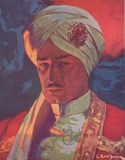 Charles Everett Johnson Portrait As Chandu By White King Soap Company 9 x 7