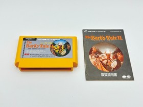 The Bard's Tale II Famicom FC NES Japan CIB Tested Box Cartridge Excellent