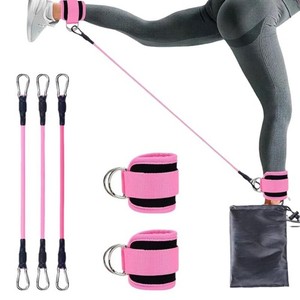 Bandes de résistance à la cheville 5 Ensemble de pièces spécialisé pour Squat Glute Bridge Leg Traini