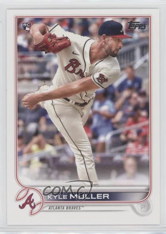 2022 Topps Series 1 Advanced Stats Back 297/300 Kyle Muller #30 Rookie RC s5j