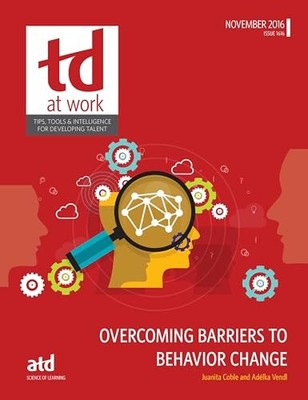 Overcoming Barriers to Behavior Change by Juanita Coble 9781562862671 NEW
